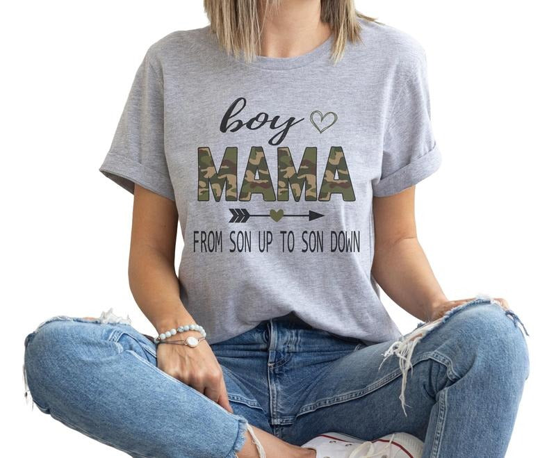 Boy Mama From Son Up To Son Down Shirt, Boy Mom Shirt, Funny Mom Tee, Boy Mom Vintage Tee, Mother's Day Gift, Unisex...