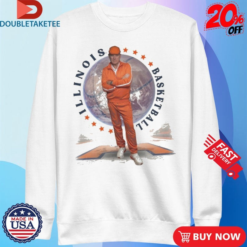 Brad Underwood Coach Tracksuit Brad Illinois Fighting Illini Basketball T-shirts