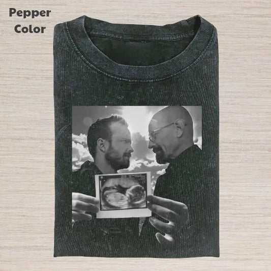 Breaking Bad Vintage Graphic Tee, Funny Walter White And Jesse Pinkman T-Shirt, Movies Tee, Unisex Meme Cringe Funny Dumb Shirt, Menswear Womenswear Streetwear