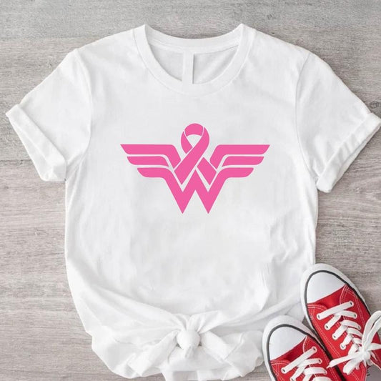 Breast Cancer Awareness Shirt, Pink Ribbon, Cancer Fighter Shirt, Matching Support Team, Warrior Tee