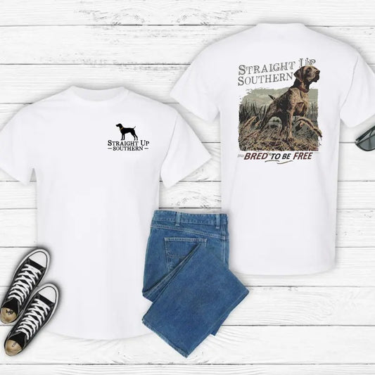 Bred to be Free Gildan-Unisex T-Shirt Cotton Fabric