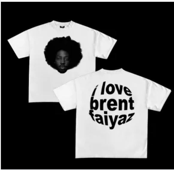 Brent Faiiyaz  Graphic Rap Tee 2 Side T-shirt Hoodie, Sweatshirt | DripVista.com