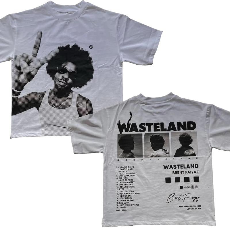 Brent Faiyazzz Graphic Short Sleeve T-Shirt Unisex Music Casual Clothings Styles