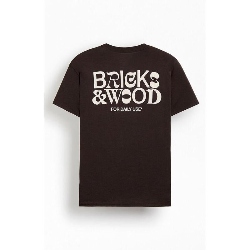 Bricks & Wood Men's For Daily Use Logo T-Shirt - Multicolor Hoodie, Sweatshirt | DripVista.com