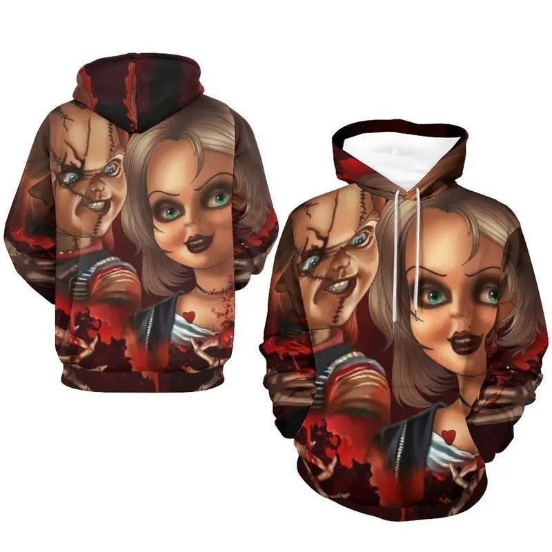 Bride FOG Chucky Hoodie Casual Coat for Men Women Hooded Sweatshirt FOG Lightweight Sweater Tops T-Shirts | DripVista.com