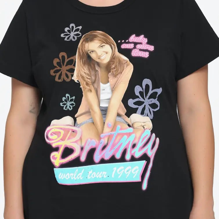 Britneyy Tour 1999 Women's Cotton T-shirt, Summer Tee Hoodie, Sweatshirt | DripVista.com