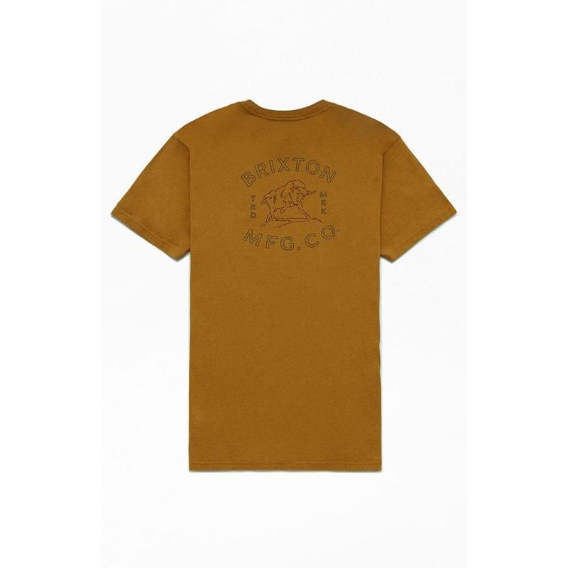Brixton Men's Bryden Relaxed T-Shirt - Multicolor Hoodie, Sweatshirt | DripVista.com