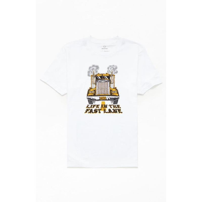 Brixton Men's Fast Lane Standard T-Shirt - Multicolor Hoodie, Sweatshirt | DripVista.com