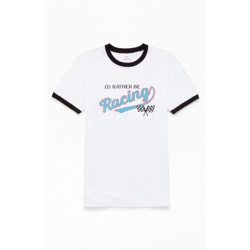 Brixton Men's Rather Ringer T-Shirt - Multicolor Hoodie, Sweatshirt | DripVista.com