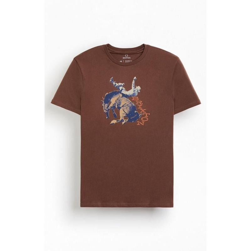 Brixton Men's Rowdy T-Shirt - Multicolor Hoodie, Sweatshirt | DripVista.com