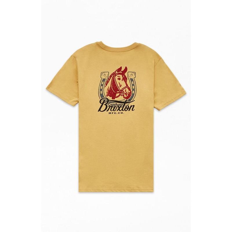Brixton Men's Seymour Tailored T-Shirt - Multicolor Hoodie, Sweatshirt | DripVista.com