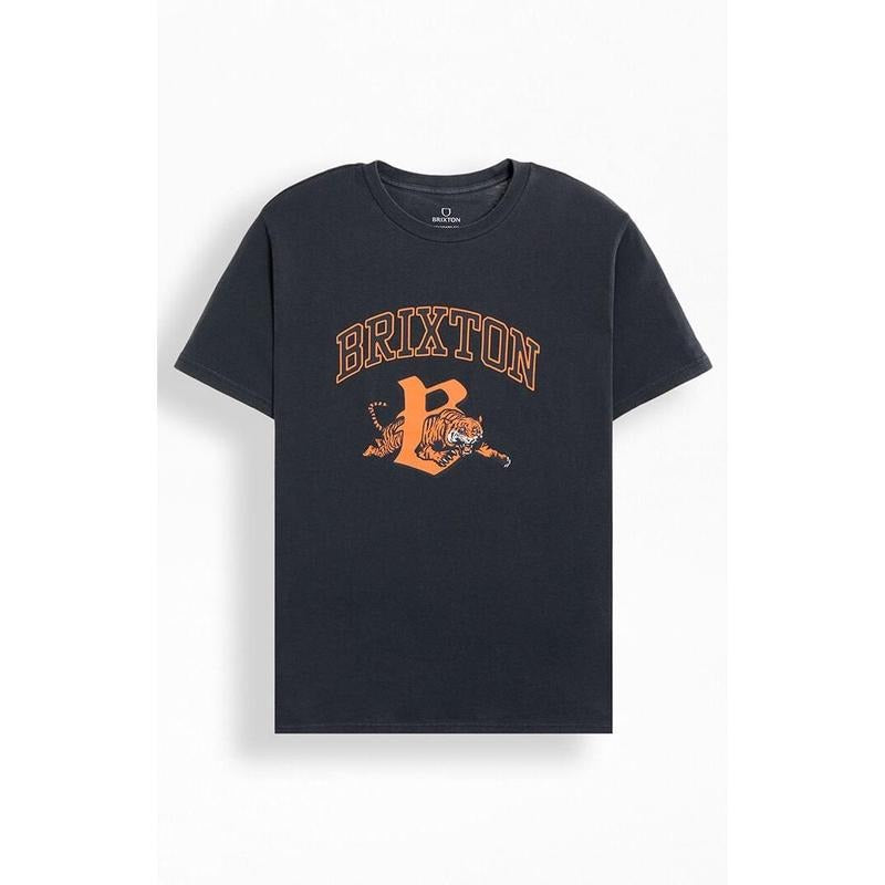 Brixton Men's Tiger Standard T-Shirt - Multicolor Hoodie, Sweatshirt | DripVista.com