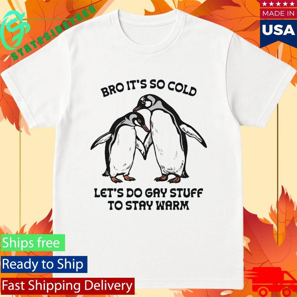 Bro It’s So Cold Let’s Do Gay Stuff To Stay Warm Shirt