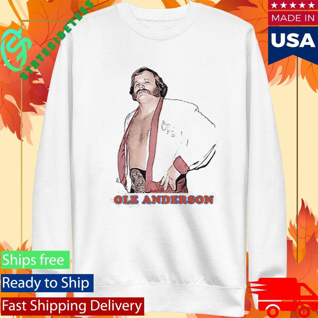 Brooks Jensen Wearing Ole Anderson Shirt