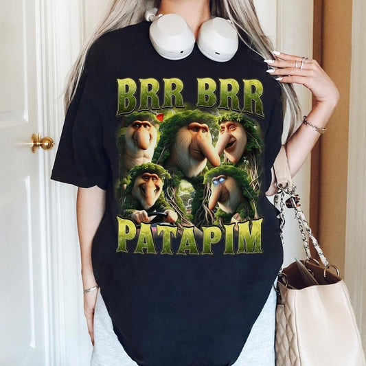 Brr Brr Patapim Patapam T-Shirt Italian Brainrot Meme Funny Tee