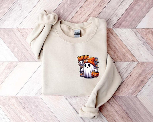 Bruh Ghost Sweatshirt, Halloween Sweatshirt, Trick or treat | Spooky Season Funny Halloween Shirt, Halloween Party Shirt, Womens Ghost Shirt  T-shirt, sweater and Hoodie