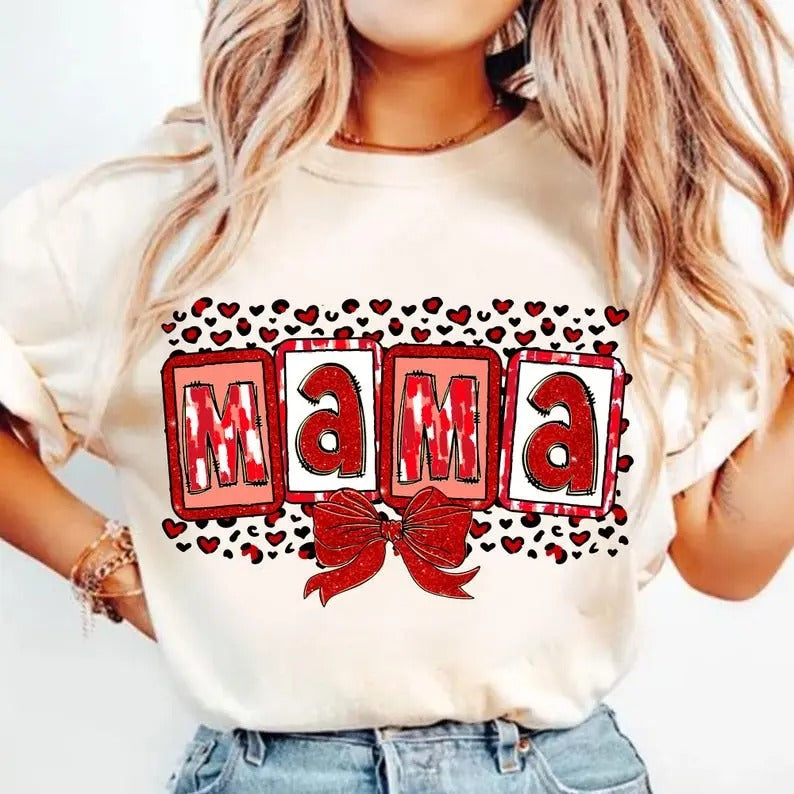 Brushstroke Glitter Mama Valentine , Mama And Mini Valentine Day , Valentine Mama , Valentine Mama , Valentine , Heart Mama