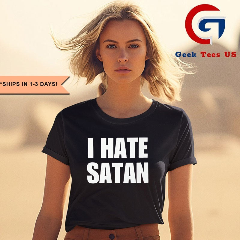 Bryce Crawford I hate Satan shirt