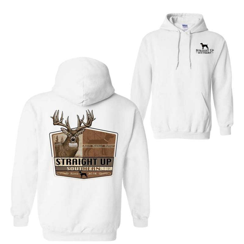 Buck Nothing Better, Trophy Buck Hunting Hoodie Sweatshirt T-Shirt, For Men, For Women, Trendy Shirt | DripVista.com