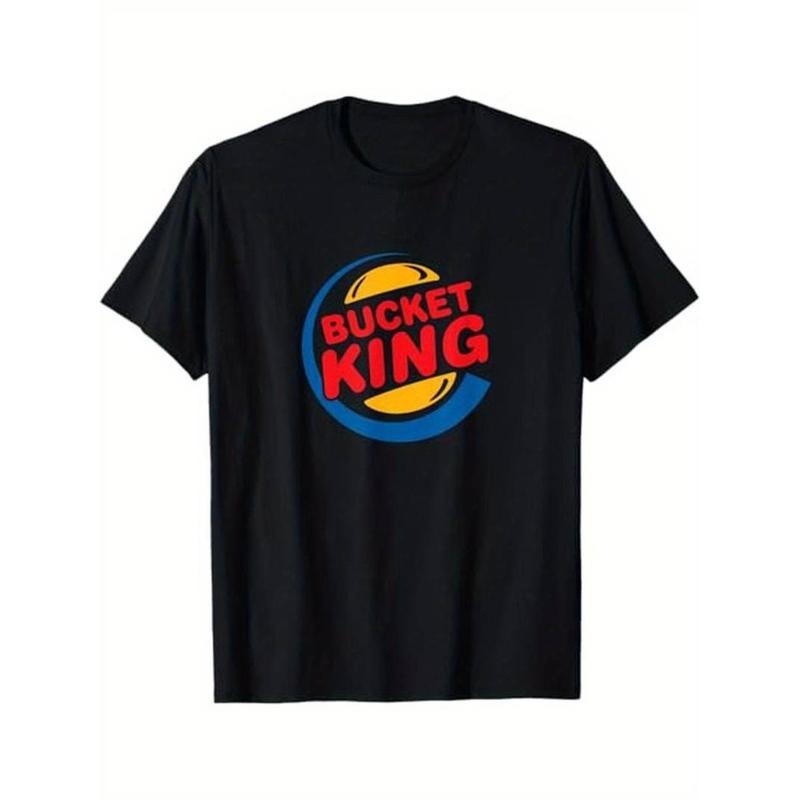Bucket King Spiky hair fighters Player Spiky hair fighters Culture Fun T-shirt, 100% cotton, Halloween, Thanksgiving...