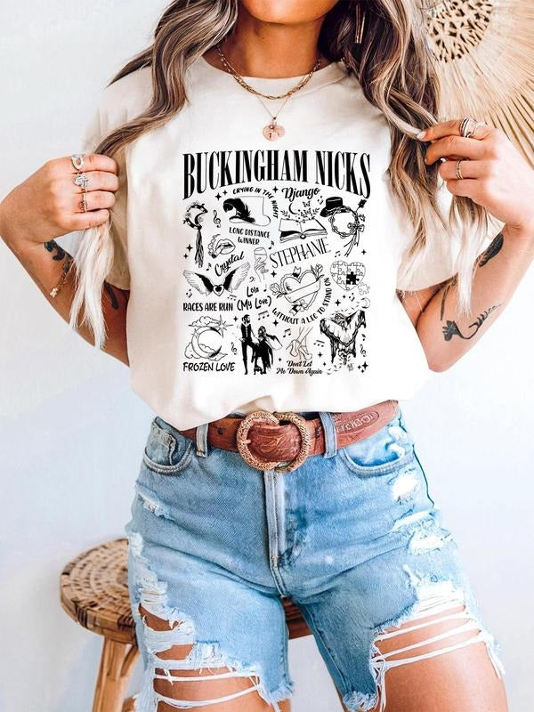 Buckingham Nicks Shirt, New Album Stevie Nicks Shirt, Stevie Nicks Concert Shirt