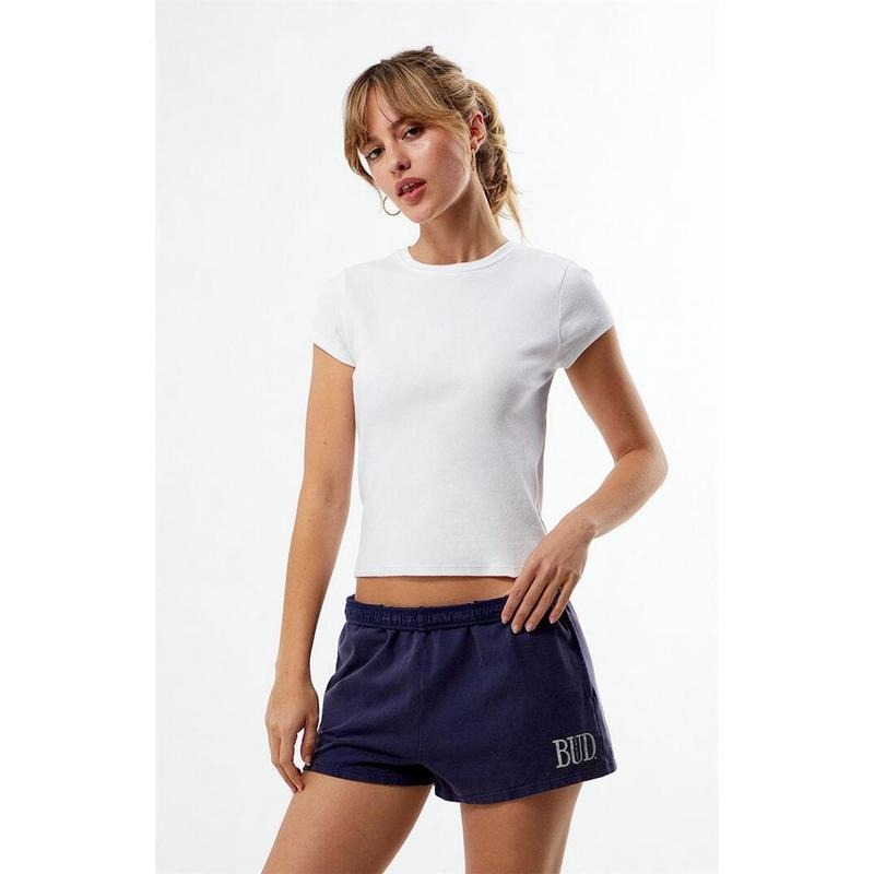 Budweiser Women's By PacSun Relaxed Sweat Shorts T-Shirts, Hoodie, Sweatshirt | DripVista.com