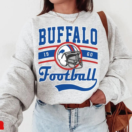 Buffalo Football Crewneck Sweatshirt ,Sweater ,Buffalo Sweatshirt ,Buffalo Game Day ,Buffalo Fan Gifts ,Sunday Football ,Game Day ,Basic Sweater ,Trendy ,Cute ,Street ,Streetwear ,Unisex ,Underwear ,Pullover ,Crewneck ,Trending ,Casual ,Simple