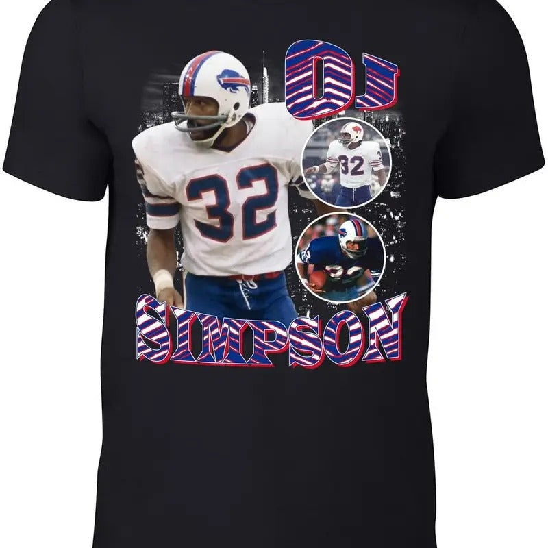 Buffalo OJ Simpson Bootleg Style T-Shirt