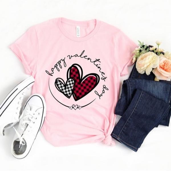 Buffalo Plaid Heart Valentines Day Shirt,valentines Day Shirts For Woman,heart Shirt,cute Valentine Shirt,valentines Day Gift,couple Shirt