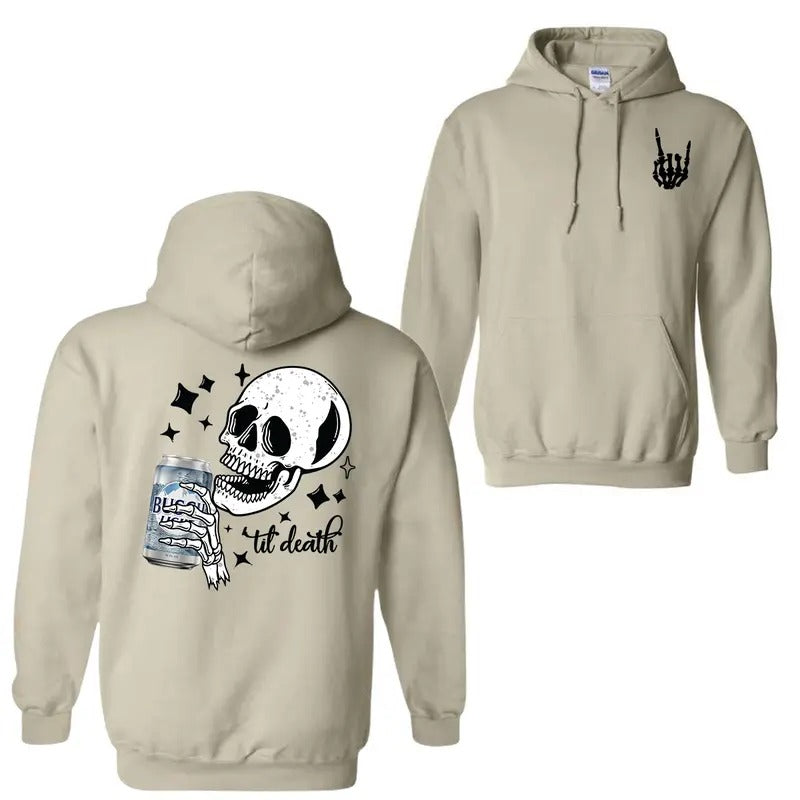 Bull Energy Drink 2 Sided Hoodie Sweatshirt T-shirt, Busch Light Til Death Hoodie For Men And Women | DripVista.com