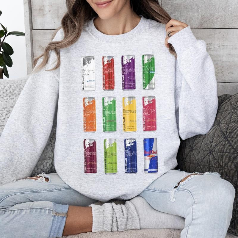 Bull Energy Drink, Photo Grid Sweatshirt, Trend T-Shirts, Hoodie | DripVista.com