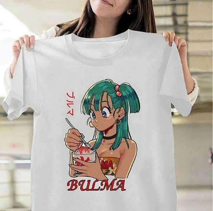 Bulma - Unisex Anime T-Shirt, Anime Manga Unisex T-Shirt Comfort Top Hoodie, Sweatshirt | DripVista.com