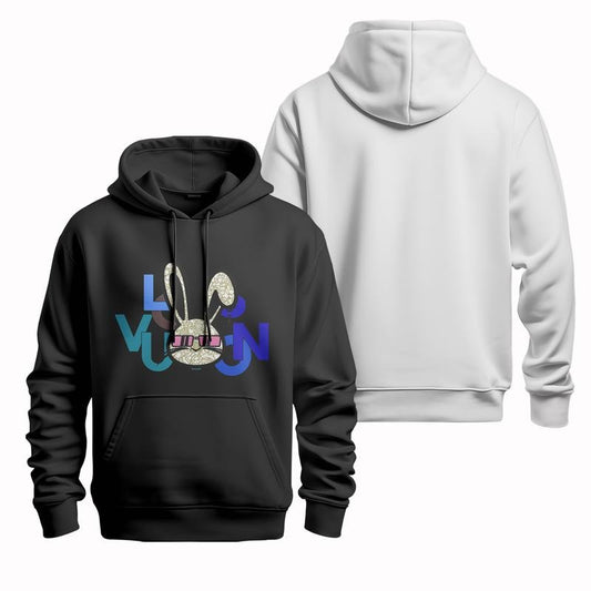 Bunny - inspired fashion set: T - shirt, sweatshirt & hoodie for US trend-seekers
