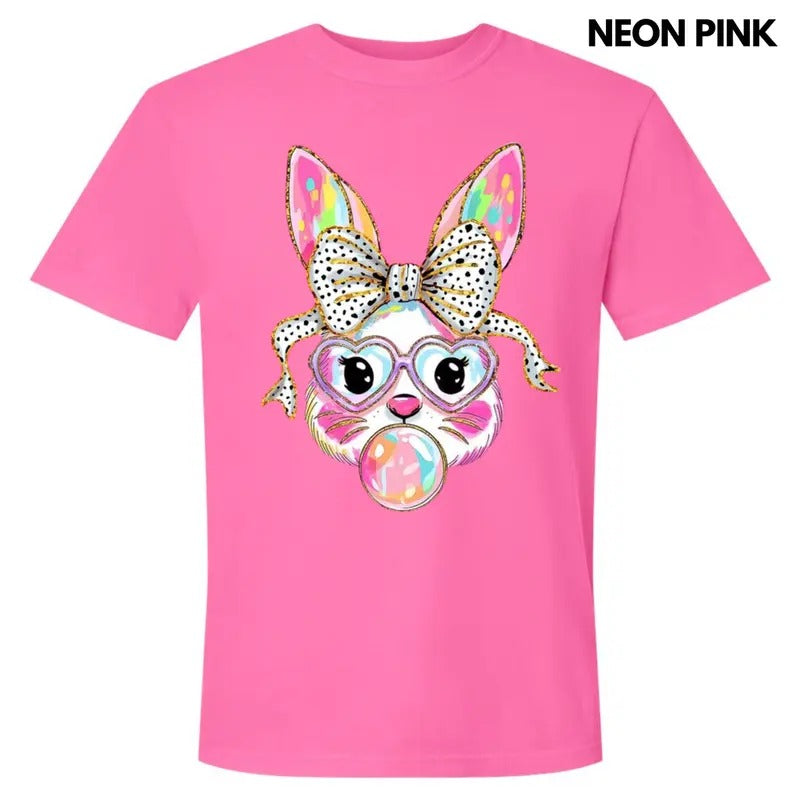 Bunny Coquette Brushstroke Comfort Colors T-Shirt