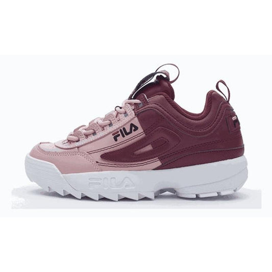 FILA Disruptor II Premium Split Pink/Burgundy (W) (5FM00063-662) Women Size 5-9
