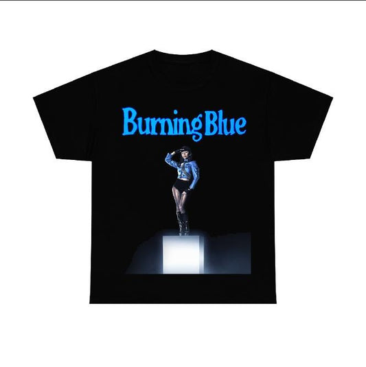 Burning Blue Music Tee, Mariah TS Shirt, Gift Fans
