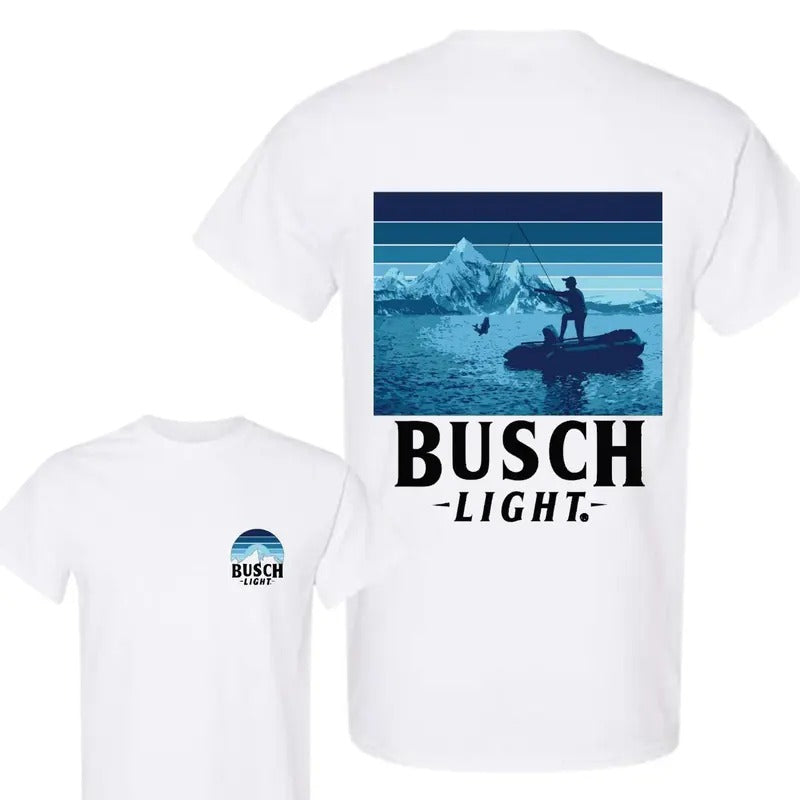 Busch Light 2 Sided T-Shirt, For Men And Women, Trendy Shirt Top Cotton Hoodie, Sweatshirt | DripVista.com