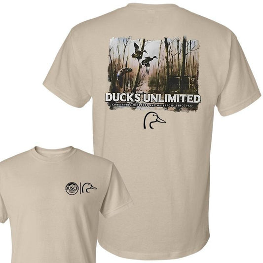 Busch Light Ducks Unlimited T-shirt, Double Sides T-shirt, Comprehensive Size Options, Rainbow Of Colors, Seasonal Wardrobe Essentials, Diverse Fashion Choices, Contemporary Fashion For Men And Women