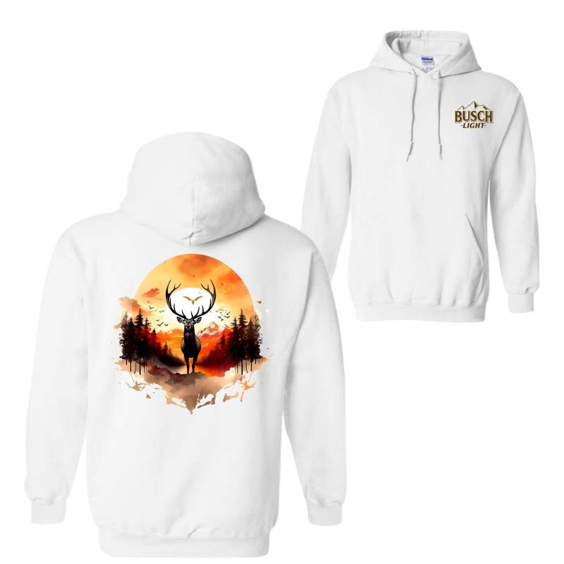Busch Light Hunting Deer T-Shirt Sweatshirt Hoodie, Hunting Deer Shirt, Trendy Shirt | DripVista.com