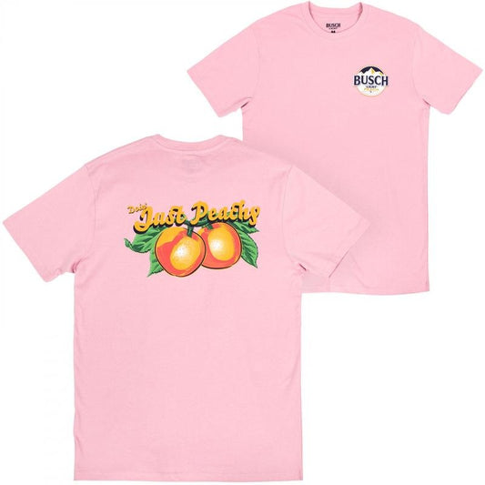 Busch Light Just Peachy Front and Back Print T-Shirt