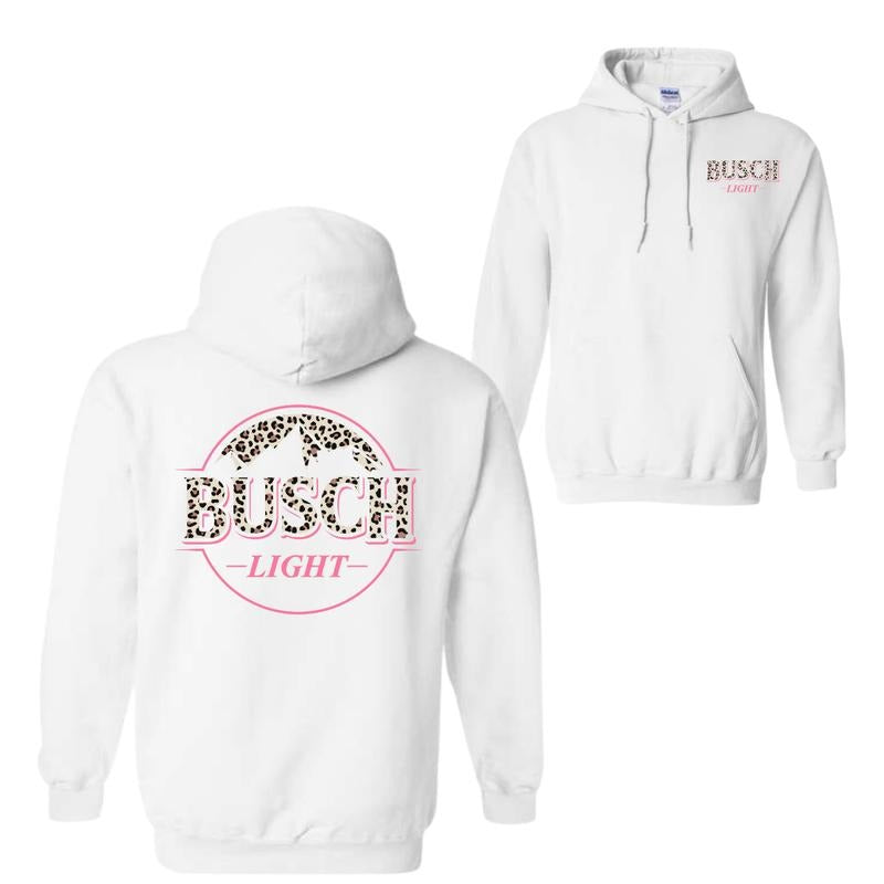Busch Light Leopart Logo Hoodie - SweatShirt - T-Shirt, Busch Light T-Shirt, For Men, For Women | DripVista.com
