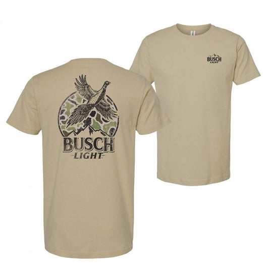Busch Light Pheasant Hunting Camo Logo T-Shirt