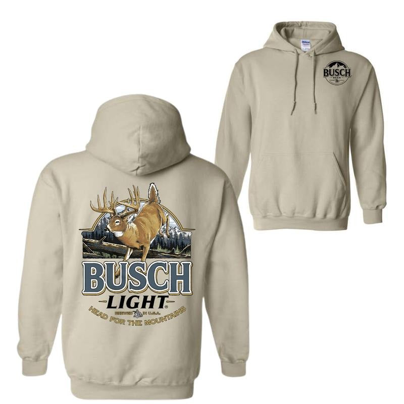 Busch Light, Head for the Mountains, Hunter Beer, Beer Shirt Hoodie, Sweatshirt | DripVista.com