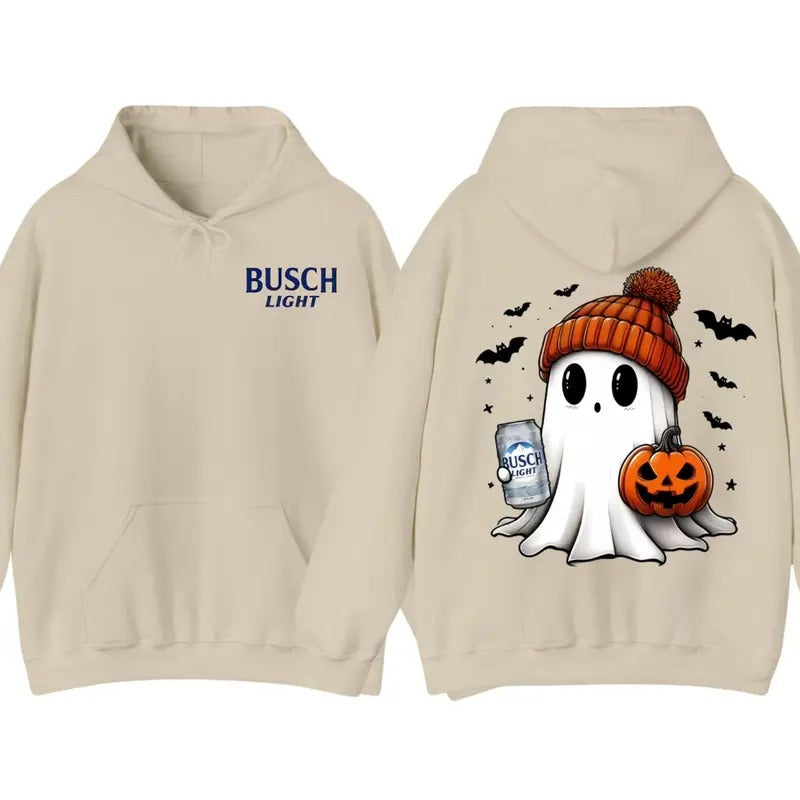 Bussch Light Halloween Ghost Shirt, Cute Ghost Shirt, Bussch Light Beer Shirt, Cute Fall Shirt, Spooky Season Shirt, Gift...
