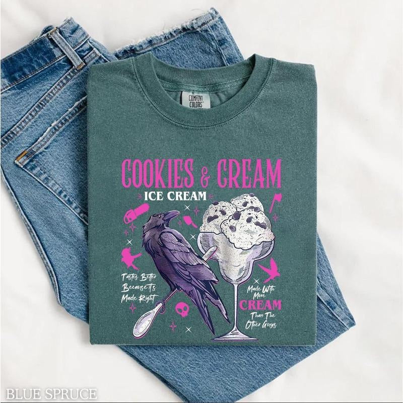 Butcher Blackbird Dark Romance Comfort Colors Shirt, Cookie & Cream Ice Cream T Shirt, Brynne Inspired Book Shirt, Gift...