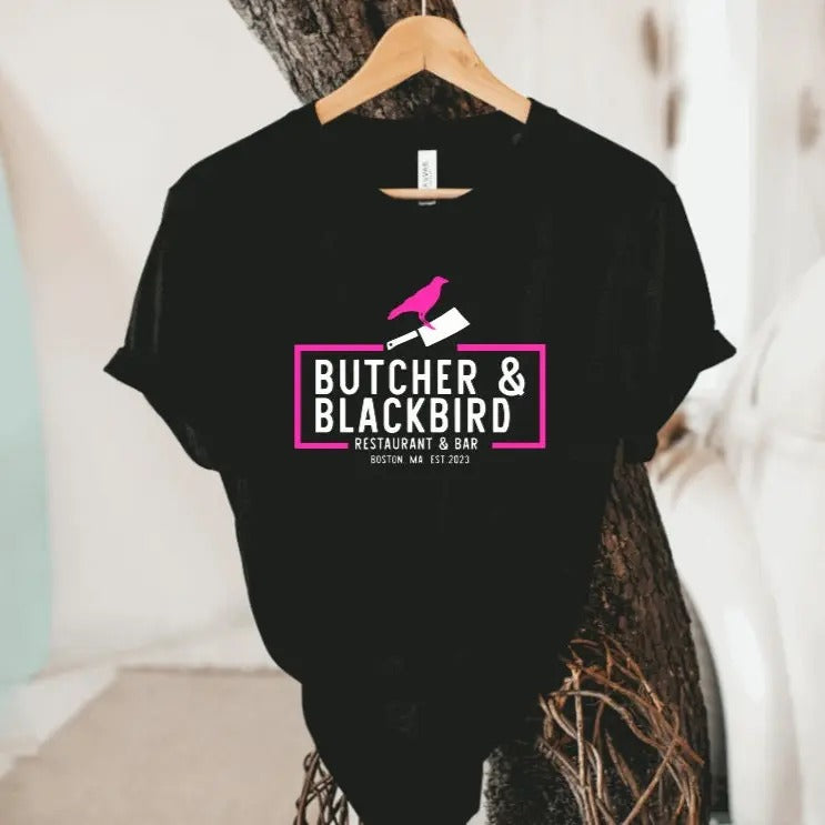 Butcher and Blackbird T-Shirt, Weaver Inspired Sweatshirt, Smut Gift, Book Sweater, Dark Romance, Morally Grey, Romantasy, Bookish Merch, Booktok Womenswear Soft Crewneck Short Sleeves Graphic Fabric Tee