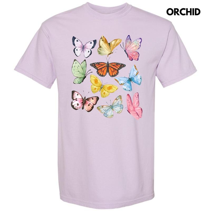 Butterfly In The Sky Comfort Colors T-Shirt 'NLB'