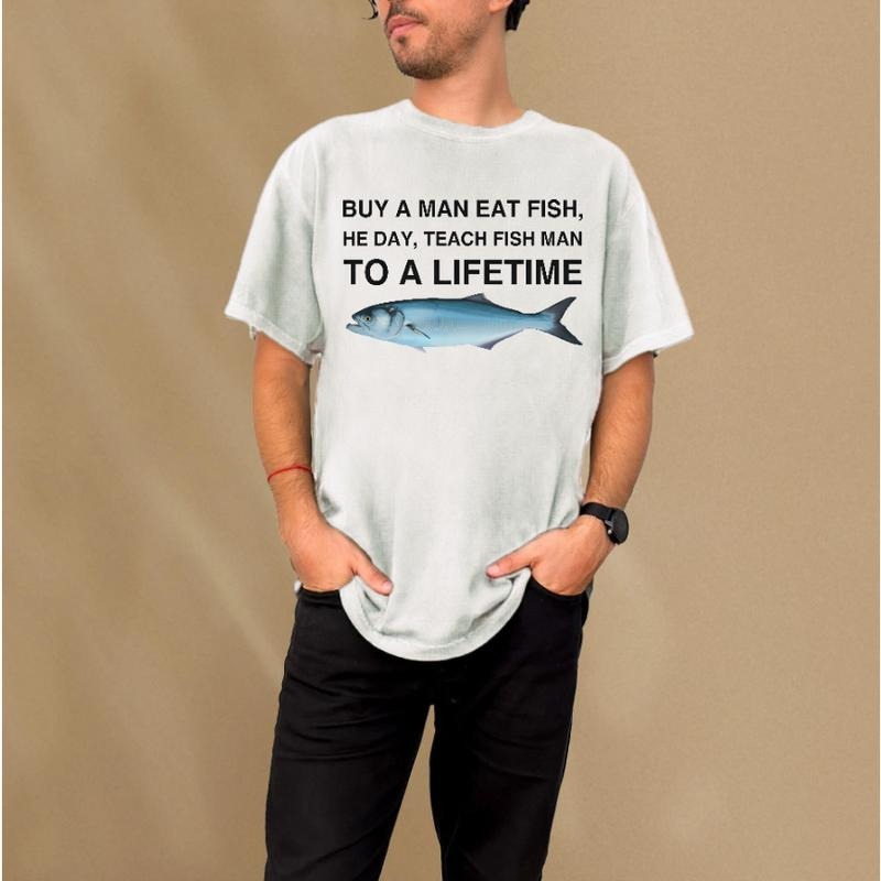 Buy WB shield GA Eat Fish, Mouthless cat Day, Teach Fish GA, Hidden leaf ninja WB shield Lifetime Funny Meme TShirt, Joke...