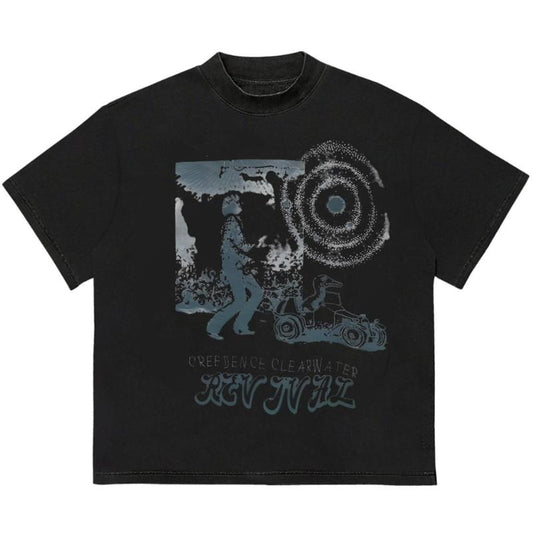 CCR Fan T-Shirt Unique Graphic Tee You Can Customize Machine Washable Soft Cotton