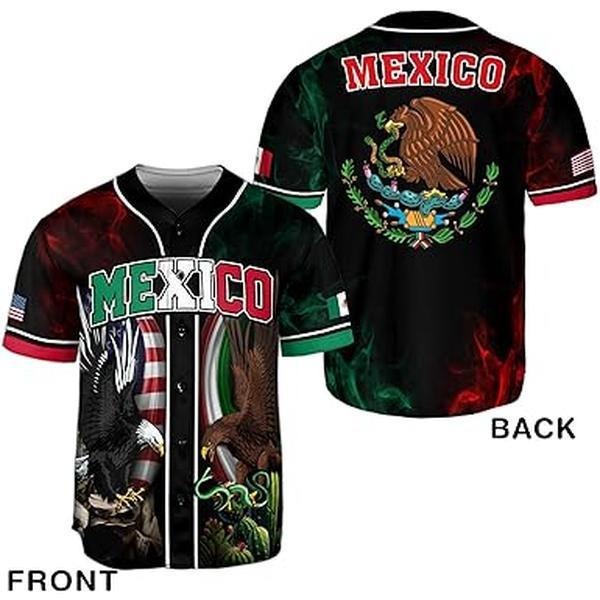 CHIARA CONTI11 Mexico Baseball Jersey Men, Mexico Jersey Men, Mexico Jersey Baseball, Baseball Jerseys for Men T-Shirts,...